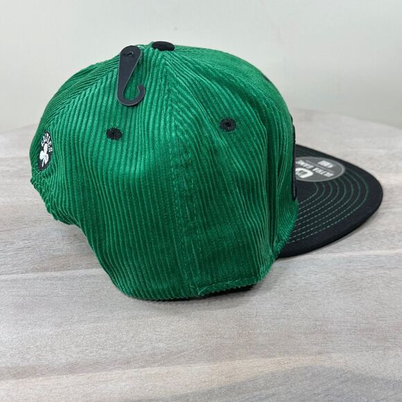 Ultra Game Boston Celtics Caps Embroidered Green Corduroy Snapback Hat NBA Champ - Picture 3 of 10